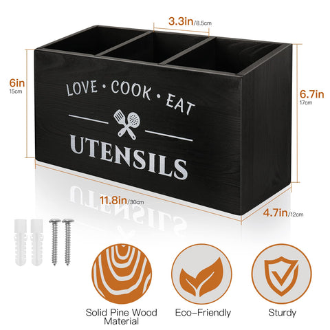 MINCORD top view revealing three compartments for quick access to utensils