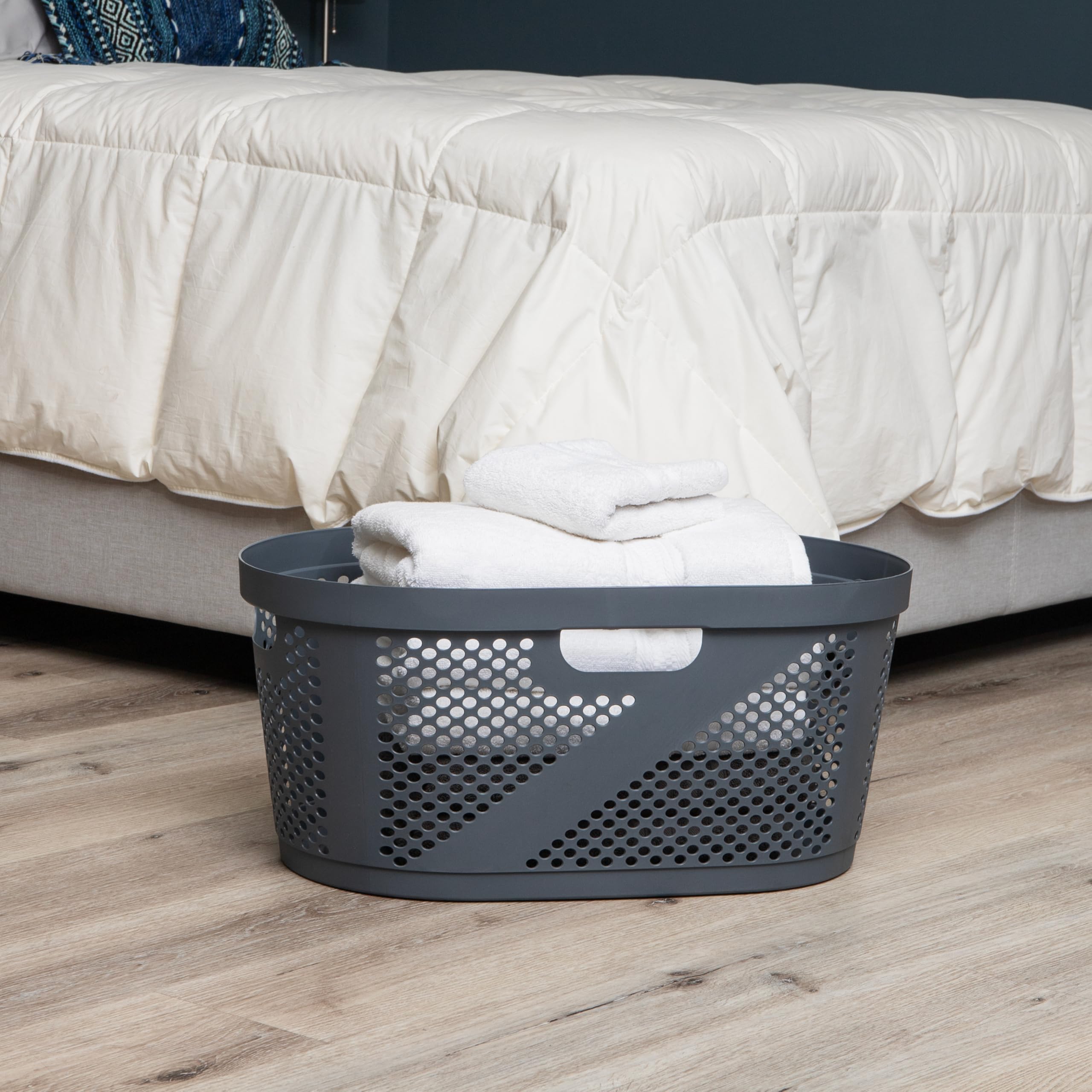 Mind Reader close texture detail highlighting wicker-style ventilation for freshness