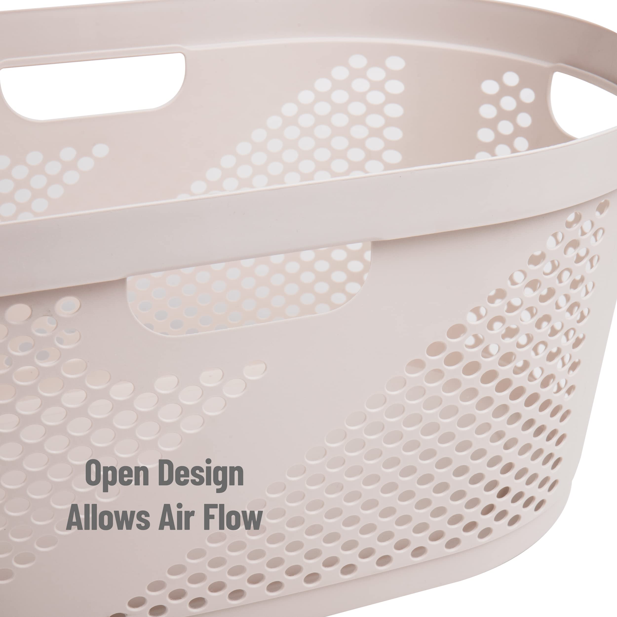 Mind Reader filled hamper beside washer shows practical laundry use