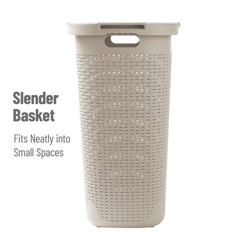 Mind Reader placed in bathroom showing narrow fit and space-saving benefit