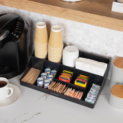 Mind Reader plastic texture and label detail highlighting durable, wipe-clean finish