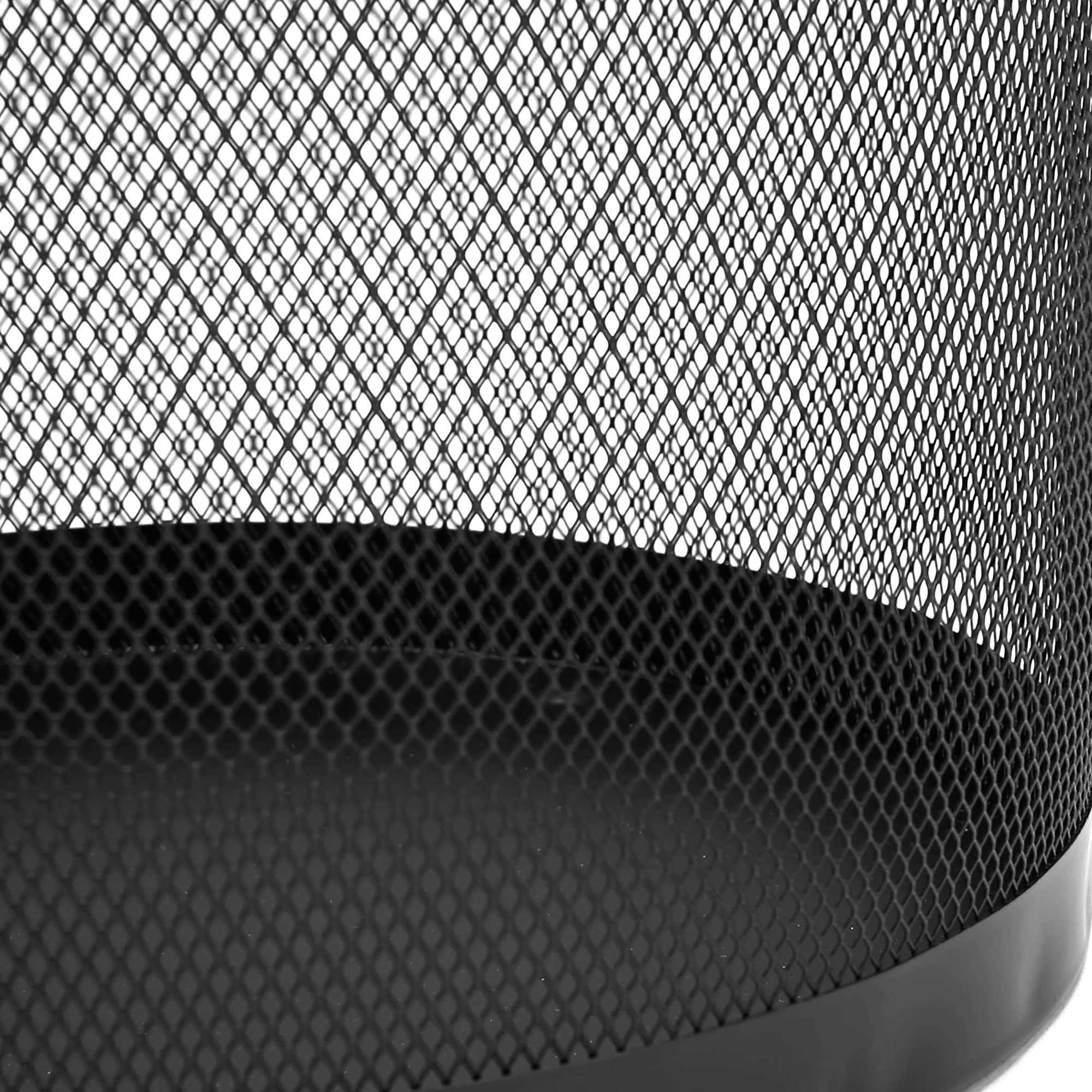 Mind Reader mesh texture close-up showing durable finish and easy-clean benefit