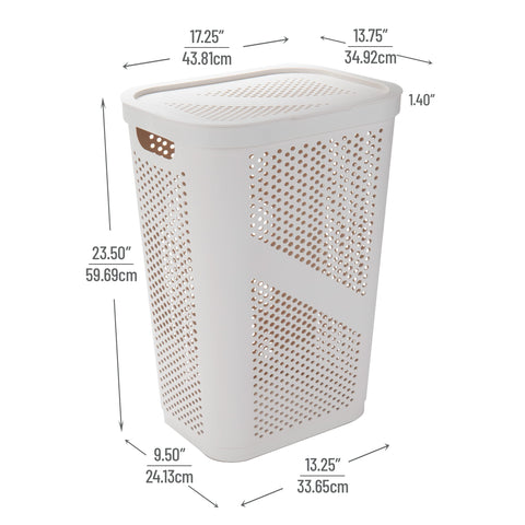 Mind Reader top view with clothes inside showing easy loading and capacity