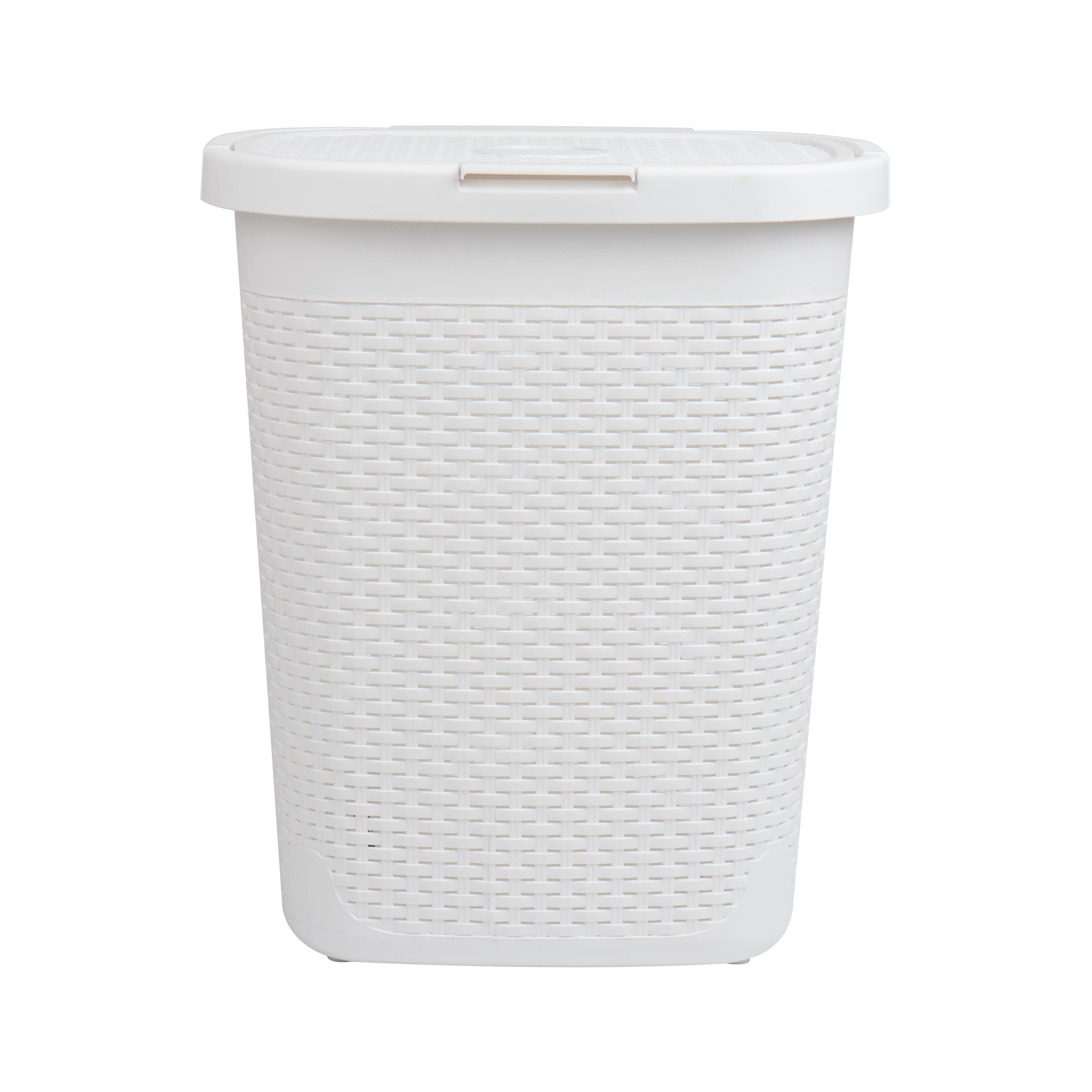 Mind Reader filled with laundry illustrating 50L capacity and neat organization