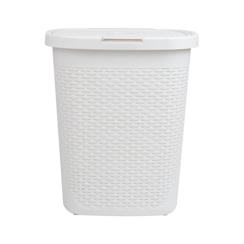 Mind Reader filled with laundry illustrating 50L capacity and neat organization
