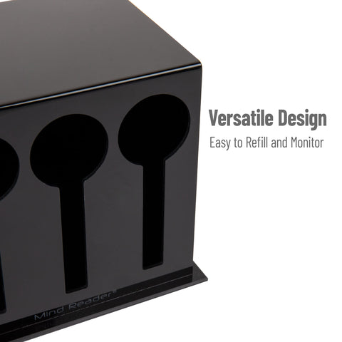 Mind Reader dispenser on a coffee station illustrating professional presentation and order