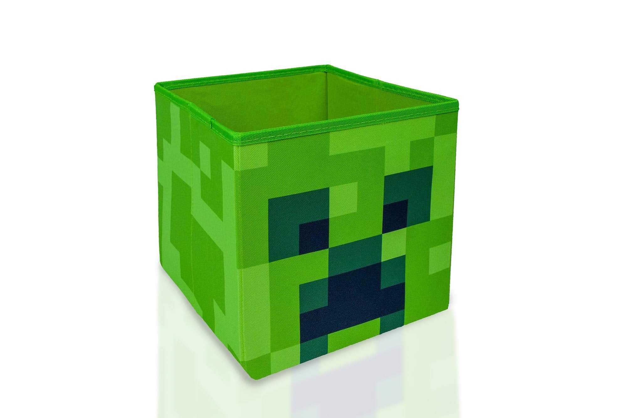 Minecraft Creeper front view showing bold design and organized shelf appeal