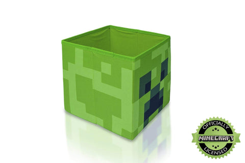 Minecraft Creeper side view with lid demonstrating neat concealed storage