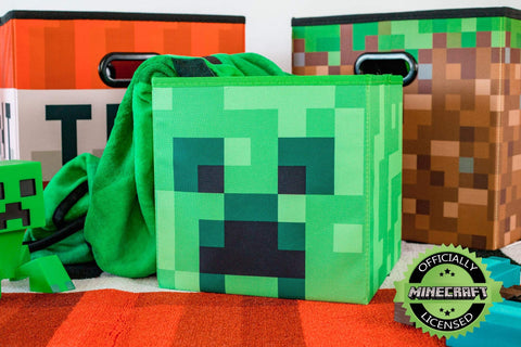 Minecraft Creeper internal support insert demonstrating maintained box shape