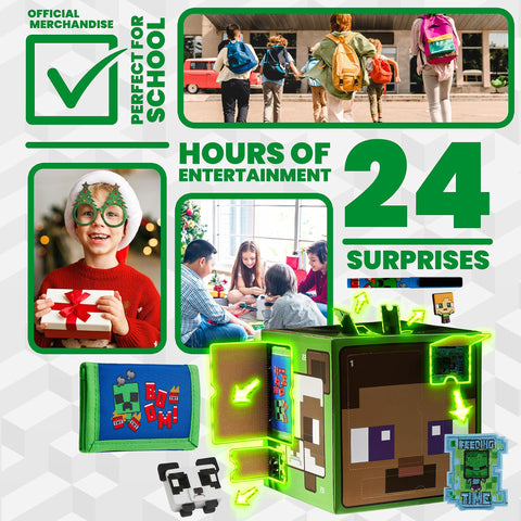 Minecraft notebooks and stickers flatlay showing colorful designs and personalization benefit