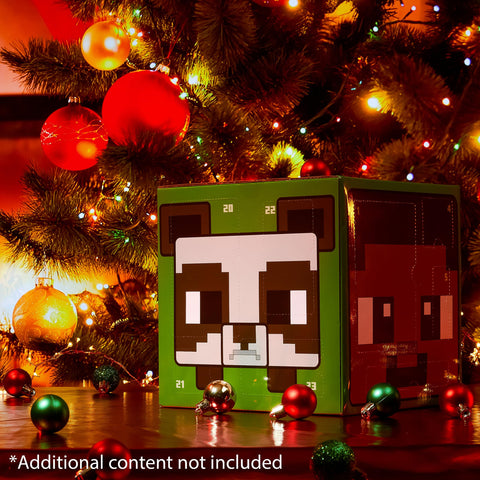 Minecraft pens and erasers close-up showing brand-themed detail and school-ready use