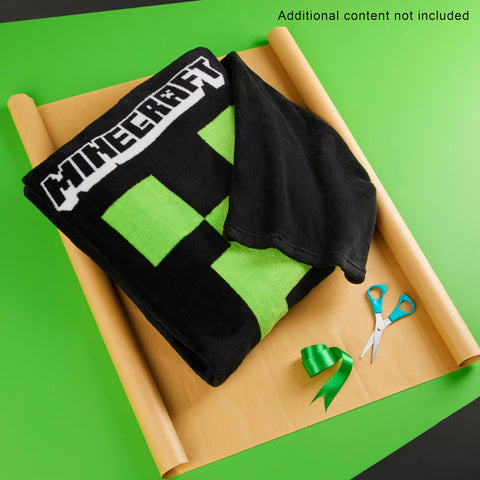 Minecraft fleece close-up texture highlighting softness and warmth