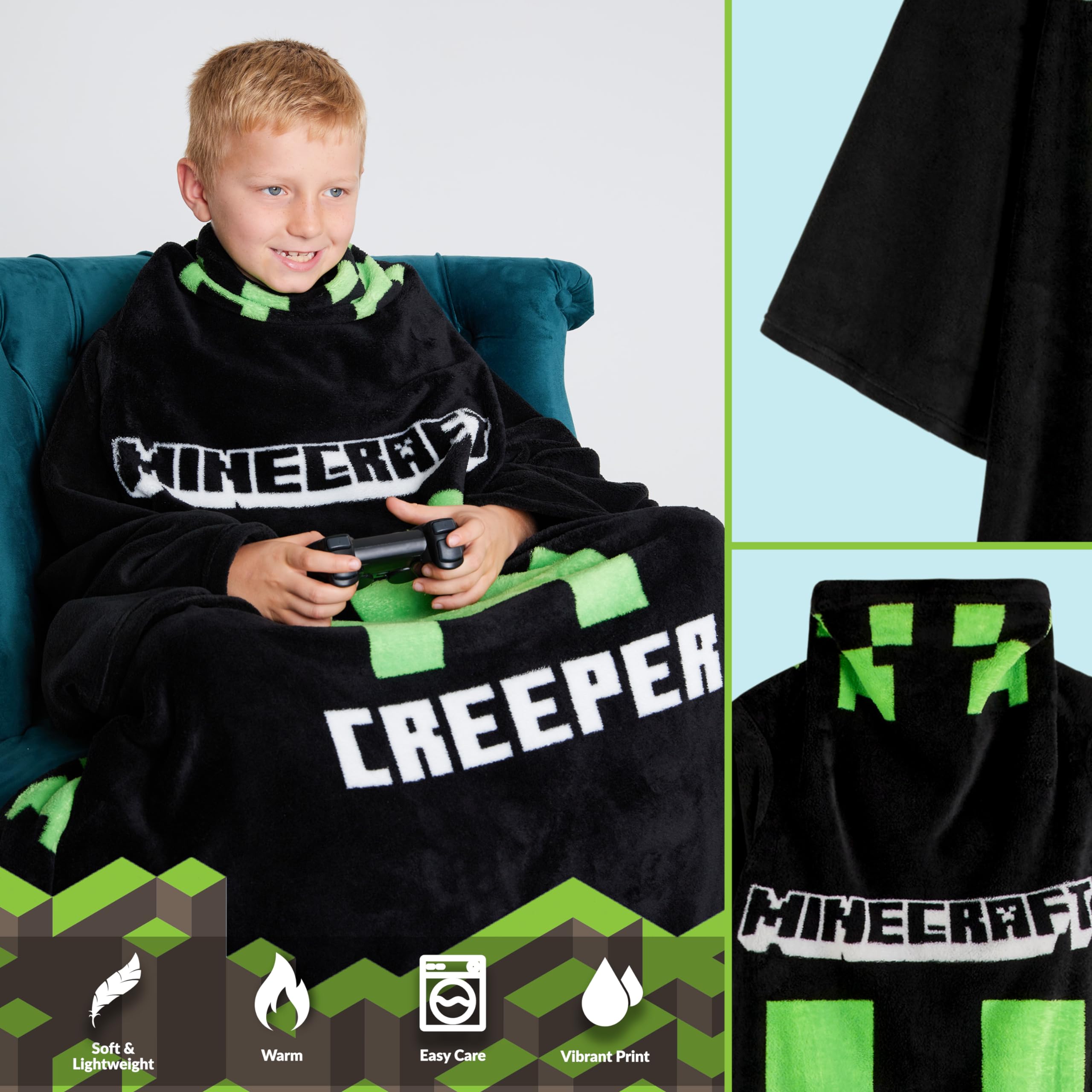 Minecraft sleeve detail showing arm mobility and comfort