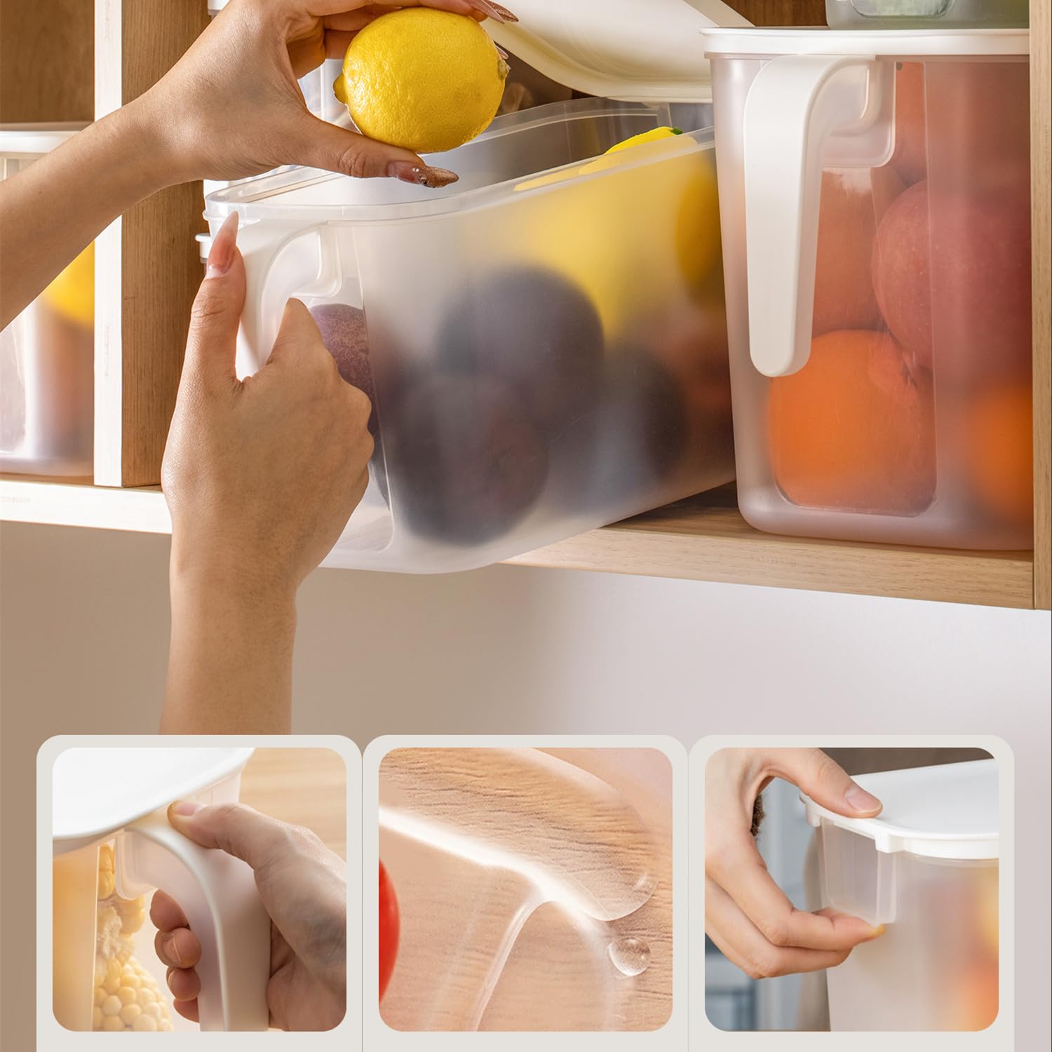 MineSign organized pantry setup to show clear labeling and space saving