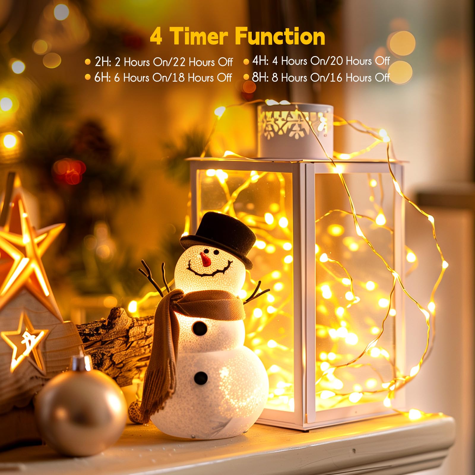 Minetom lights draped on bedroom headboard providing cozy ambient illumination