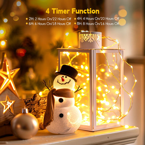 Minetom lights draped on bedroom headboard providing cozy ambient illumination
