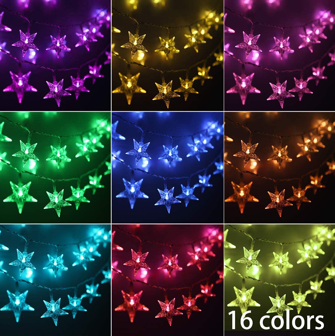 Minetom close-up of plastic star bulb showing texture and durable finish