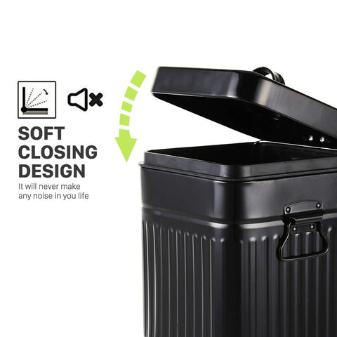 mingol chrome lid closeup highlighting soft-close hinge and quiet benefit