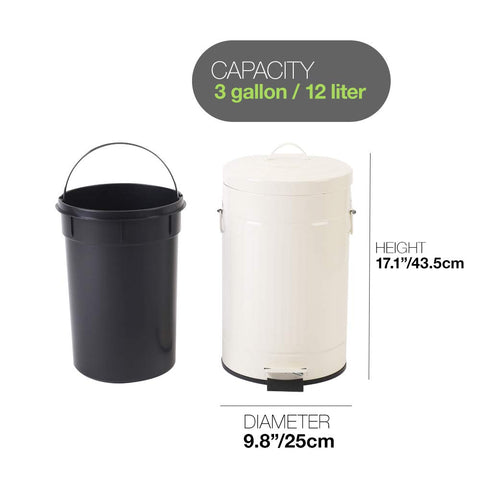 mingol removable inner bucket lifted out for easy emptying and hygienic cleaning