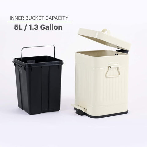 mingol removable inner bucket lifted out for easy emptying benefit simplifies cleaning
