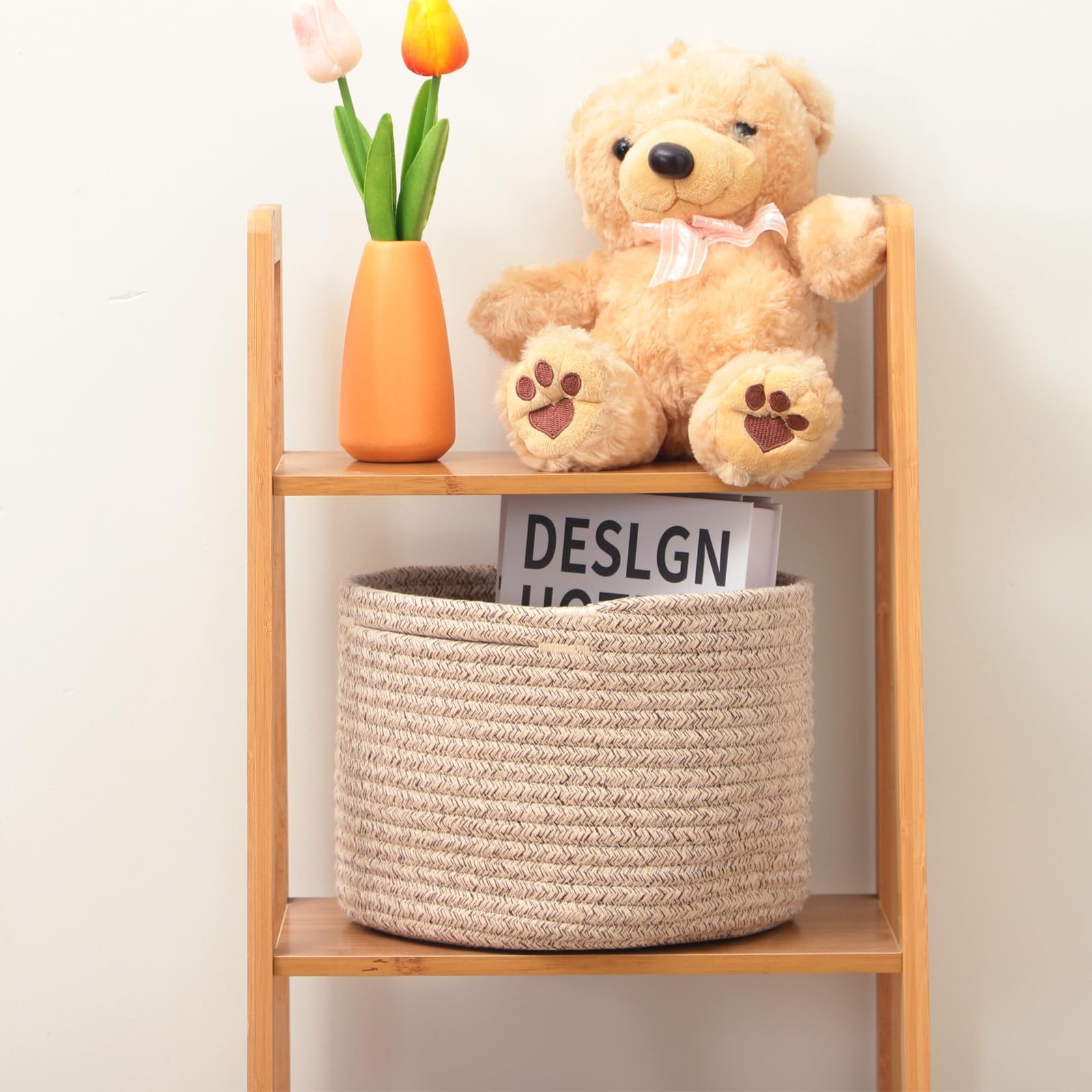 MiniArk basket filled with baby items, quick-access nursery organization