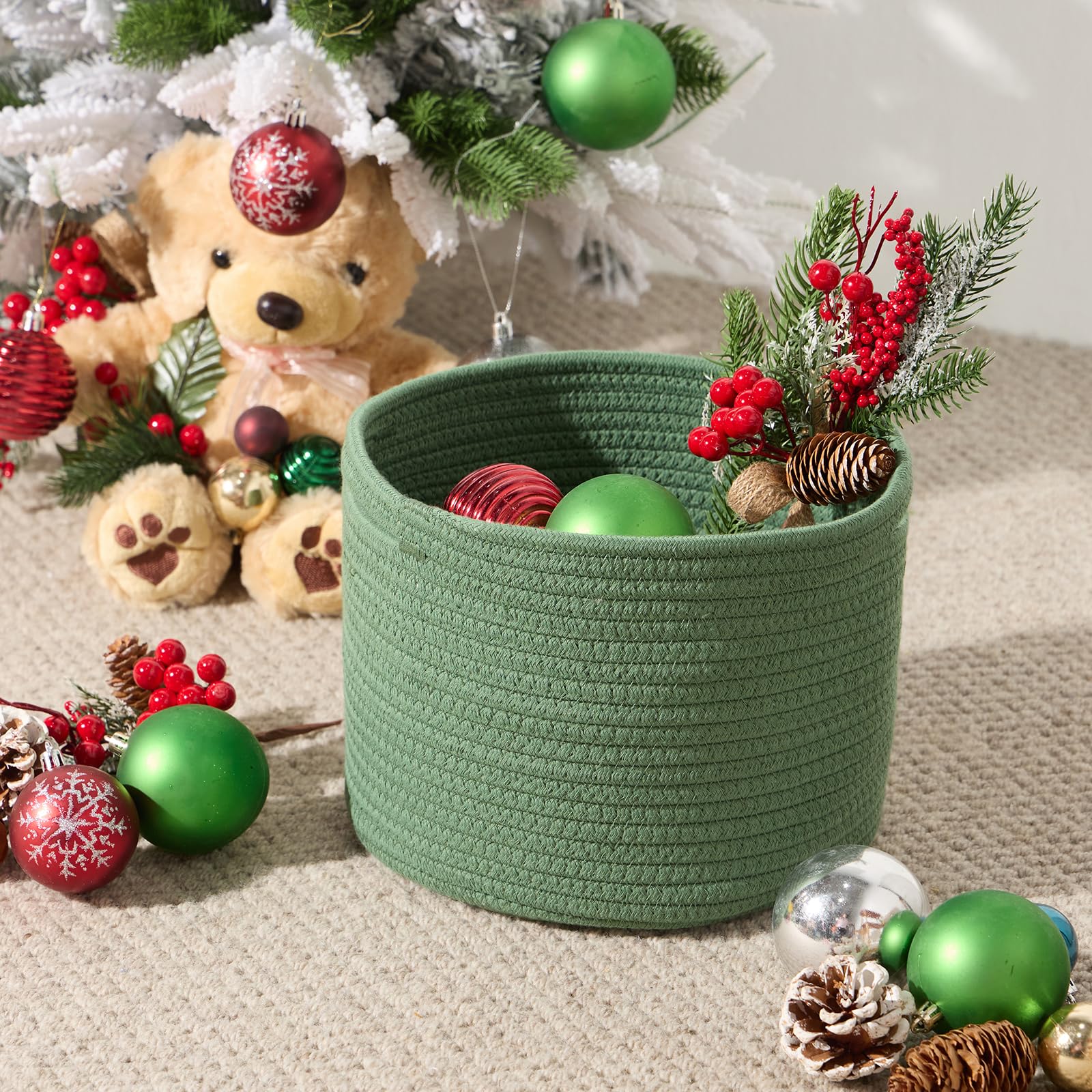 MiniArk basket placed in cube shelf to maximize small-space organization