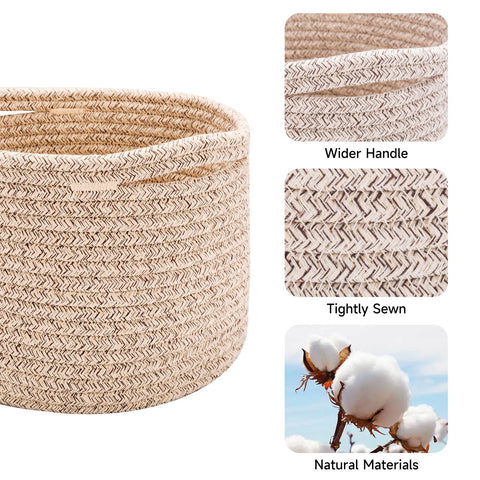 MiniArk close-up of cotton rope weave, highlighting durable texture and quality