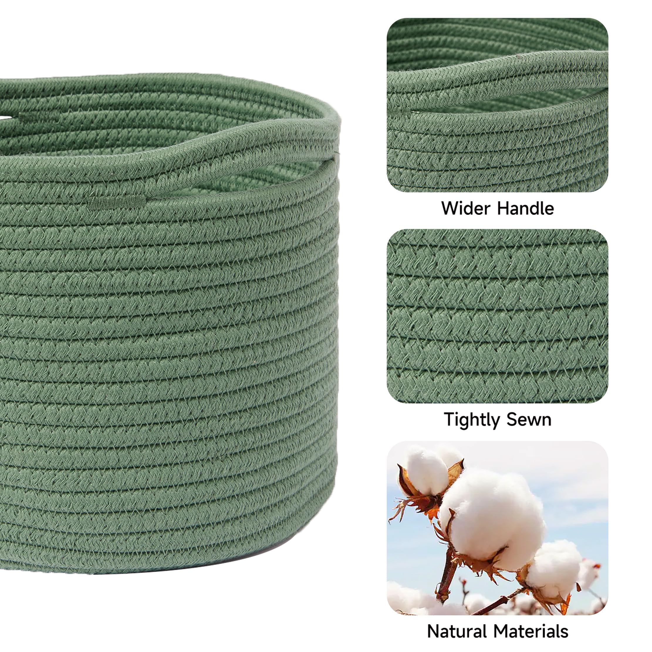 MiniArk close-up of cotton rope texture highlighting durable soft weave
