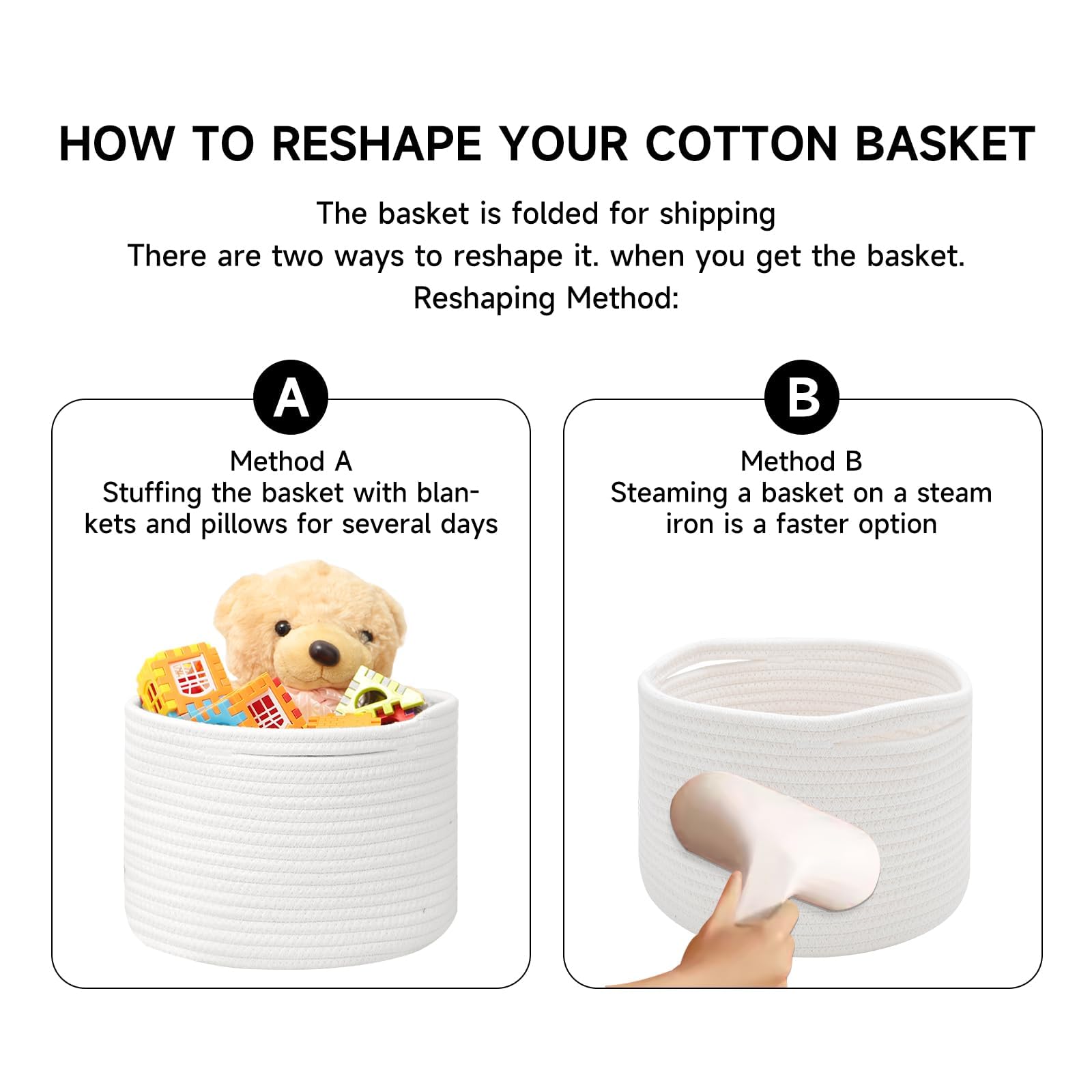 MiniArk folded with ties for shipping showing easy unpacking and quick shaping benefit