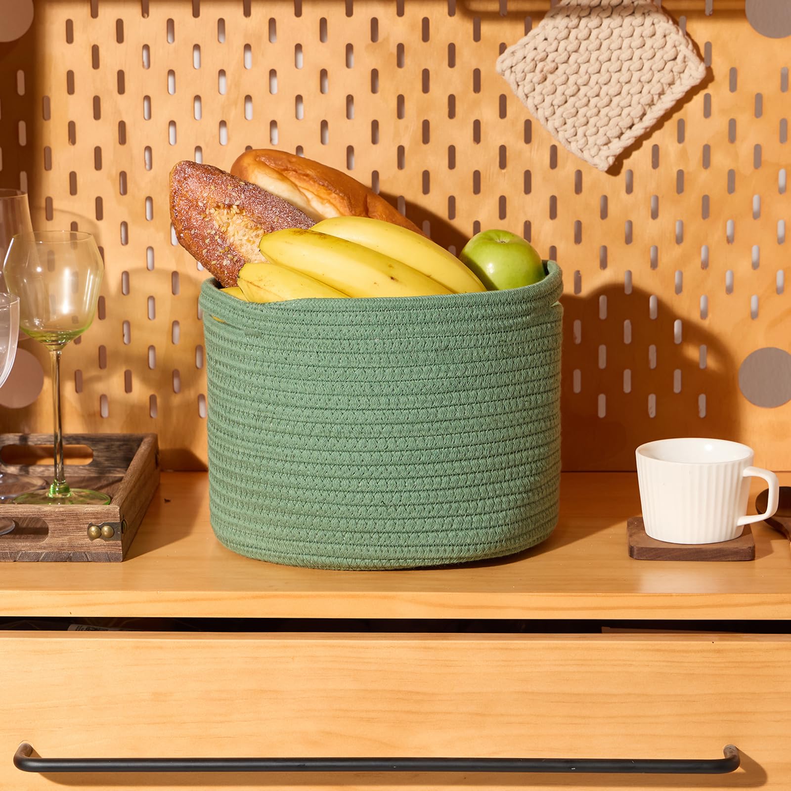 MiniArk styled in a nursery holding toys for tidy baby-safe storage