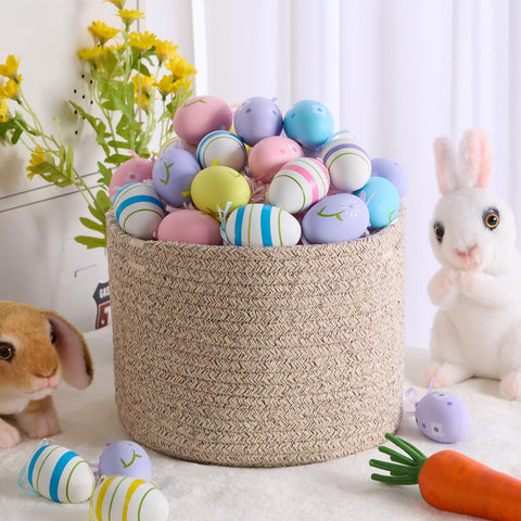 MiniArk folded basket with ties in packaging, compact shipment and easy setup