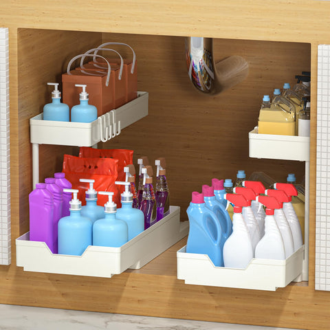 Minimalist Studio front view showing clean white organizer and compact layout benefit