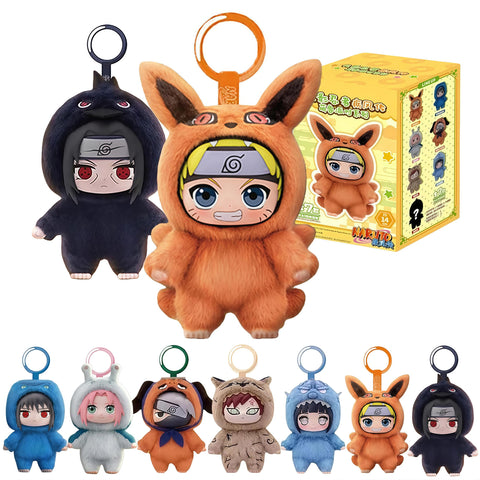 MINISO front packaging showing blind box and Naruto branding for visual appeal