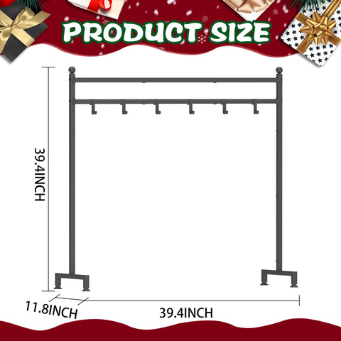 Minteem height shown next to Christmas tree for scale and placement planning