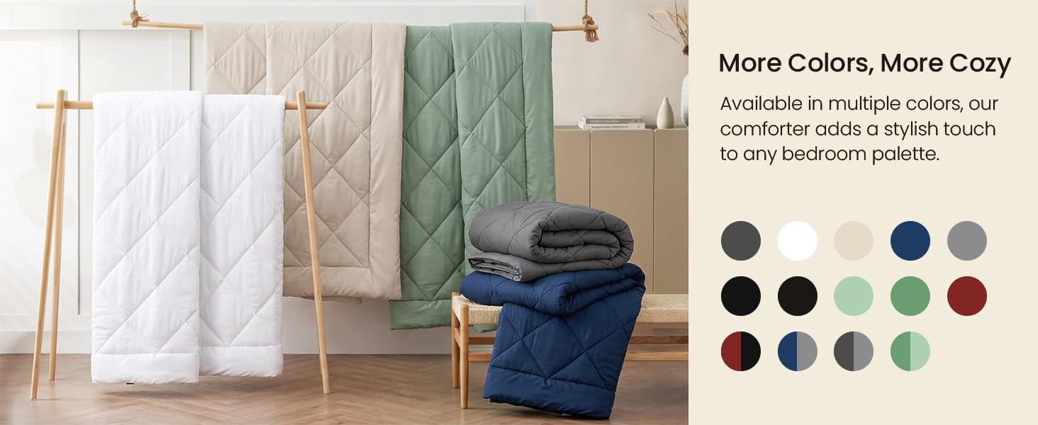 MIOTO size comparison on mattress showing extra-large coverage versus standard king