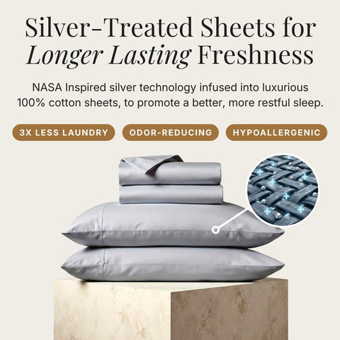 Miracle Made fitted sheet deep pocket detail demonstrating secure stay-put fit