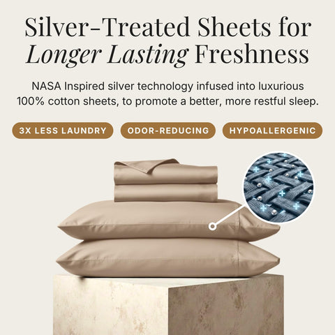 Miracle Made fitted sheet deep pocket demonstration for secure fit