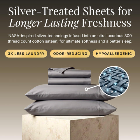 Miracle Made fitted sheet elastic detail demonstrating secure stay-put fit