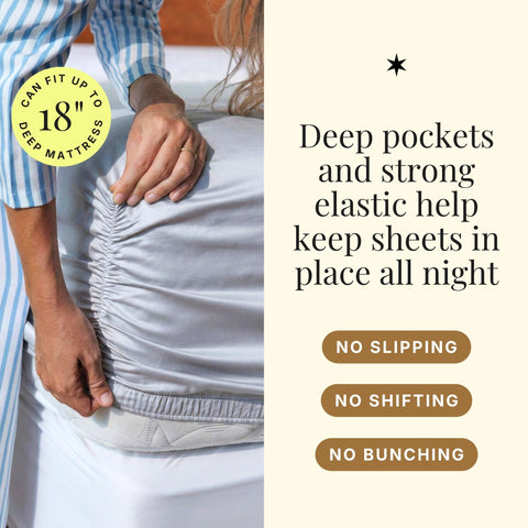 Miracle Made flat sheet draped to show cool-to-touch lightweight cotton feel