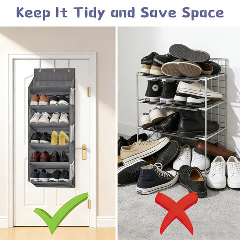 Miracsnail hung over a door showing fit and scale for space saving
