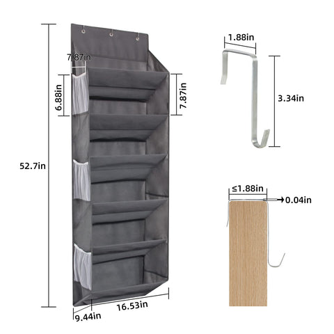 Miracsnail mesh pockets holding chargers and keys for convenient organization