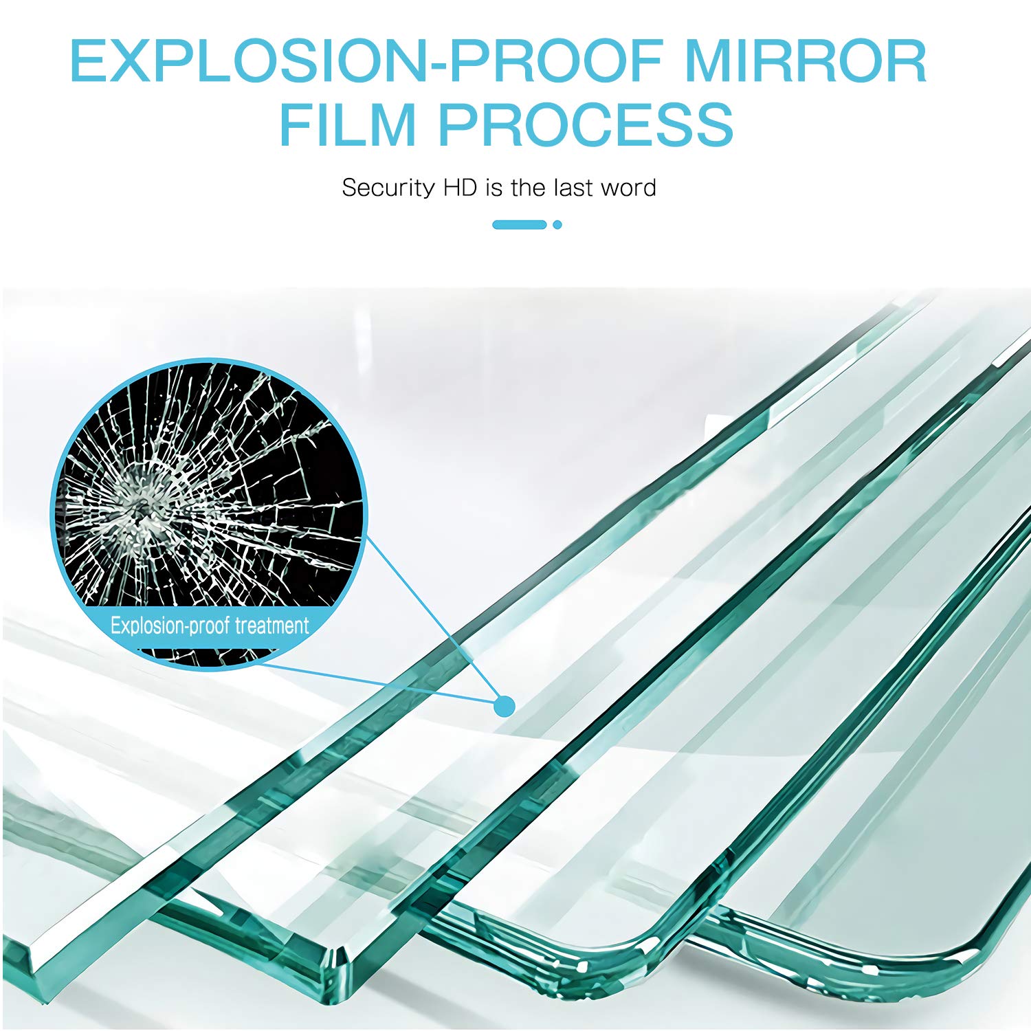 MIRUO mounted in bathroom over sink provides grooming clarity and convenience