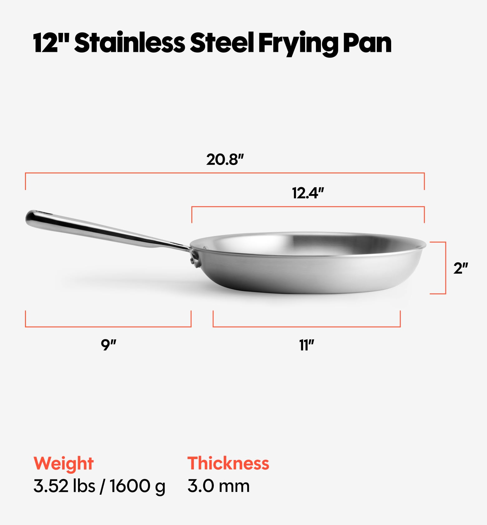 Misen pan on gas burner sautéing vegetables showing quick sear benefit: even heating