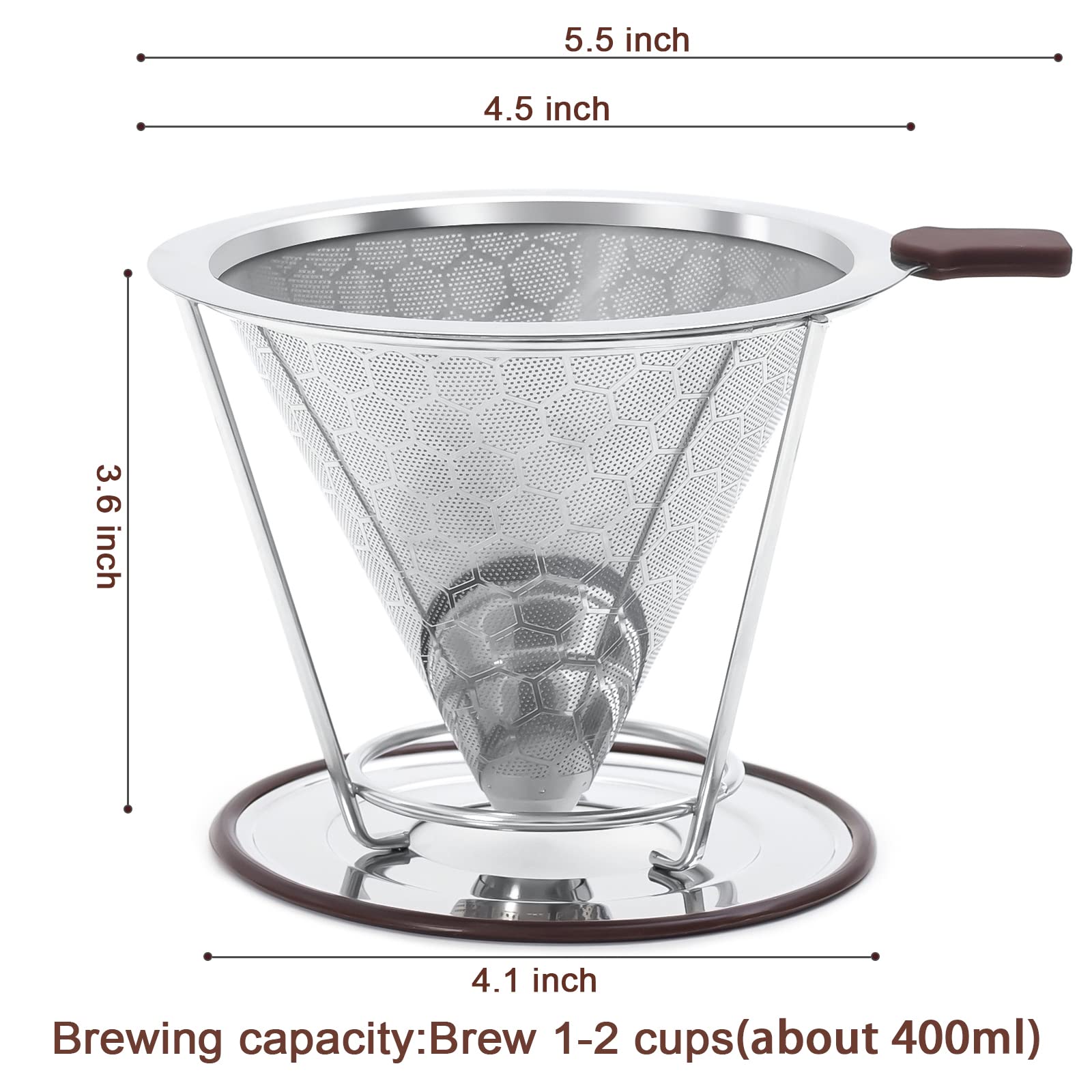 MISETTO assembled dripper on mug demonstrating stable brew setup and single-cup convenience