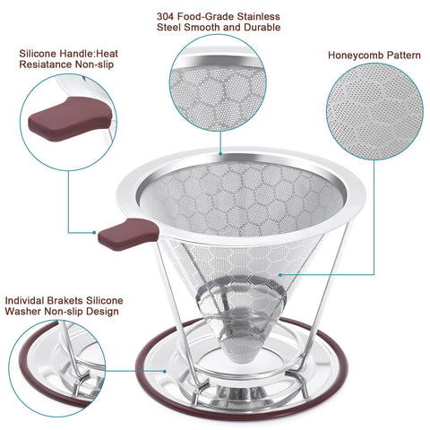 MISETTO close-up of 800-mesh double-layer screen highlighting fine filtration and flavor benefit
