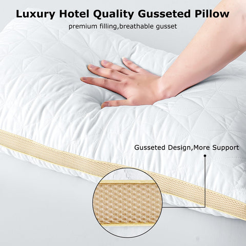 mislili gusset edge detail showing structured support and maintained loft