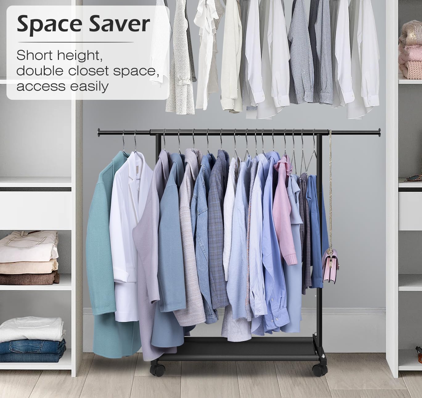 MISSLO close-up of Oxford bottom shelf showing durable shoe storage benefit