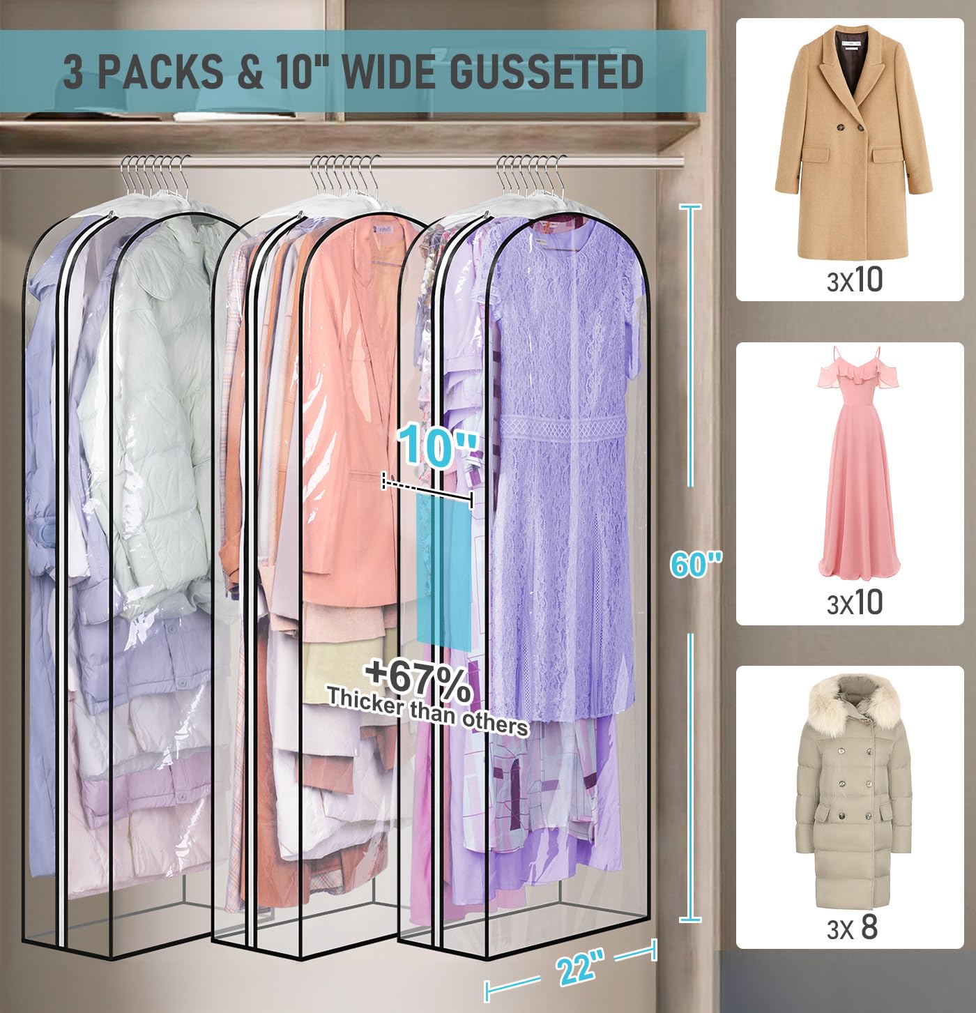 MISSLO side gusset detail illustrating extra room for bulky garments