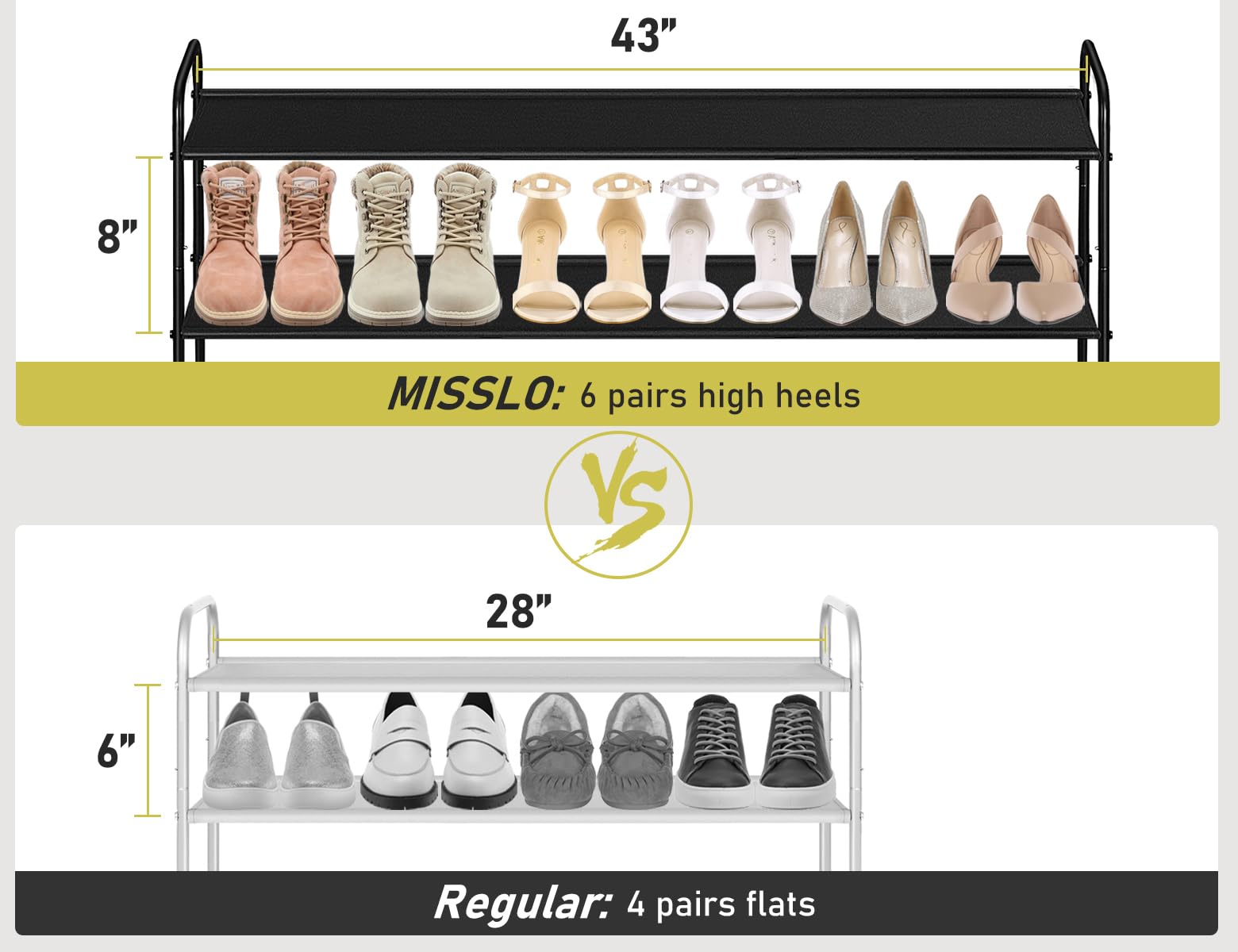MISSLO placed in a bedroom closet saving floor space and improving access