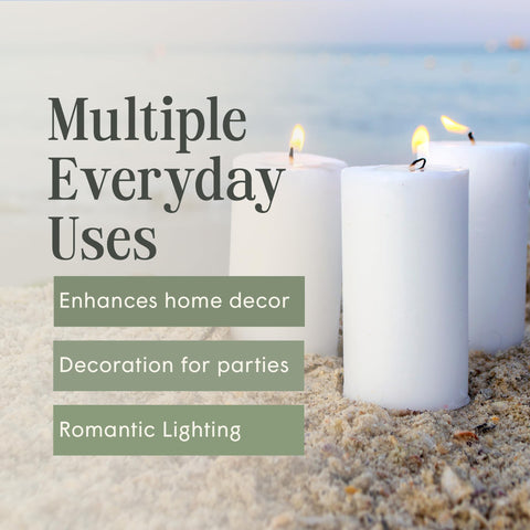 Mister Candle held in hand to show 3x4 size and easy placement